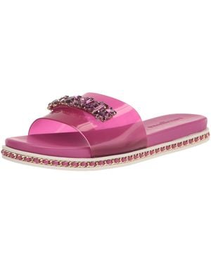Karl Lagerfeld Paris Billi Slide Sandal - Purple