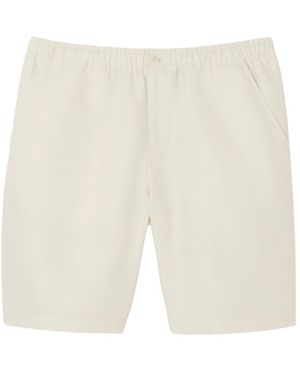 Lacoste Regular Fit Wool Blend Shorts - Natural