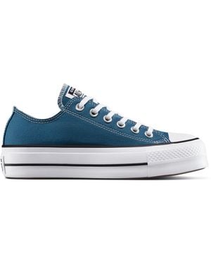 Converse Chuck Taylor All Star Lift Platform Low Top Sneaker - Blue