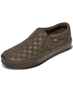 Vans Asher Slip-on Shoe | Comfortable Sneakers For Walking - Brown