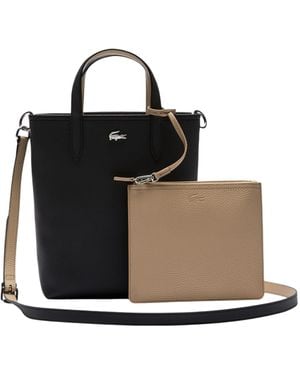 Lacoste Anna Vertical Shopping Bag - Zwart