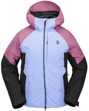 Volcom Agate Insulated Snowboard Ski Winter Snow Jacket - Blue