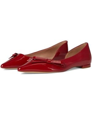 Cole Haan Noella Bow Skimmer Flat Shoes 8.5 B - Red