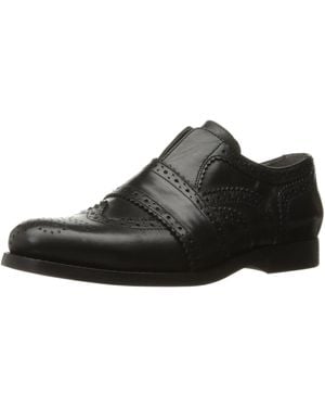 H by Hudson Maddie Calf Oxford - Black