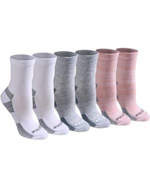 Dickies Dri-tech Advanced Moisture Wicking Mid-crew Socks - Metallic