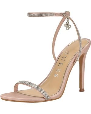 Guess Charmer Heeled Sandal - Natural