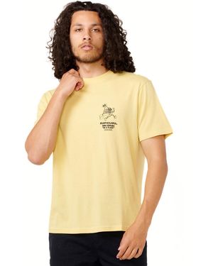 Rip Curl Relaxed Fit Logo Crew T-shirt - Multicolor