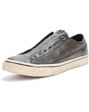 John Varvatos Vulc Laceless Low Top Size 11.5 - Gray