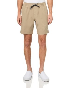 Volcom Stones 18" Elastic Waist Hybrid Short - Natural