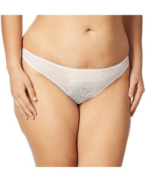 DKNY Modern Lace Thong Panty - Natural