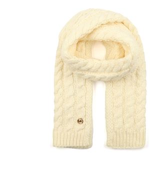 Michael Kors Moving Cables Scarf - Natural