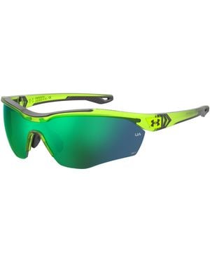Under Armour Ua Yard Pro Shield Sunglass Style - Green