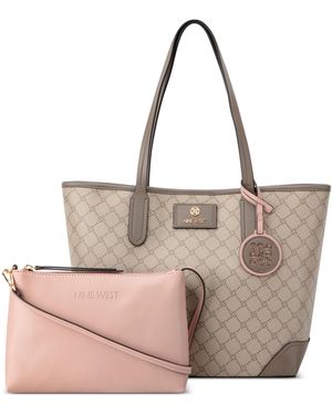 Nine West Piera 2 In 1 Tote Bag - Natural