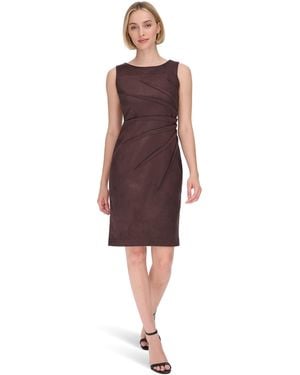 Calvin Klein Suede Starburst Sheath - Purple