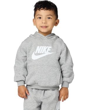 Nike Club Fleece Sportswear Pullover Hoodie - Gray