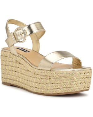 Nine West Nillo Wedge Sandal - Metallic