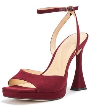 Jessica Simpson Jixte Platform Sandals Heeled - Red