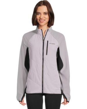 Columbia Arctic Crest Hybrid Full Zip - Purple