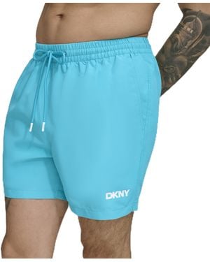 DKNY Swim Swim Trunk,turquoise,xx-large - Blue
