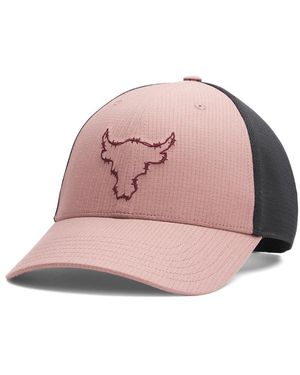 Under Armour Project Rock Trucker Hat, - Pink