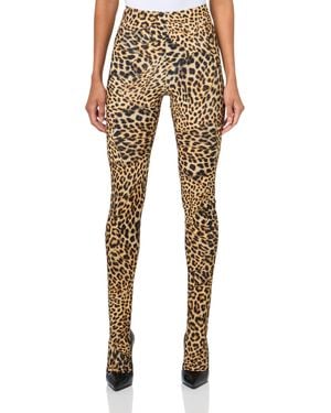 Norma Kamali Legging W/footie W/o Waistband - Natural