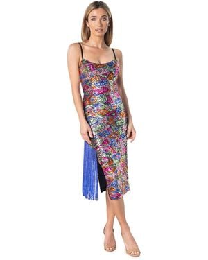 Dress the Population Rory Sequin - Blue