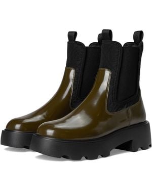 Tory Burch Monogram Lug Chelsea Boot 65mm Fashion - Black