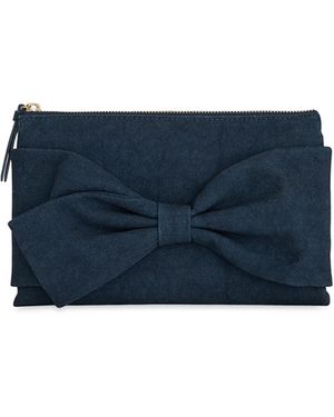 Rebecca Minkoff Bow Clutch - Blue