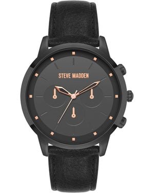 Steve Madden Strap Watch - Black
