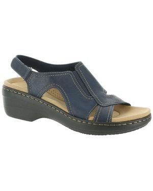 Clarks Merliah Style Heeled Sandal - Blue