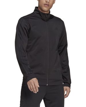 adidas Essentials Warm-Up 3-Stripes Track Jacket - Black