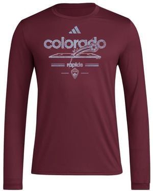 adidas Standard Pre-game Long Sleeve T-shirt - Purple
