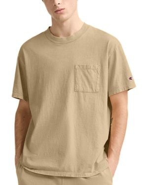 Champion Vintage Wash Pocket T-shirt - Natural