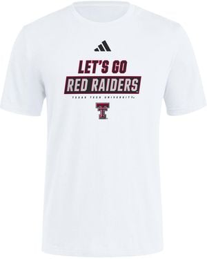 adidas Ncaa 25/26 Team Graphic T-shirt - White