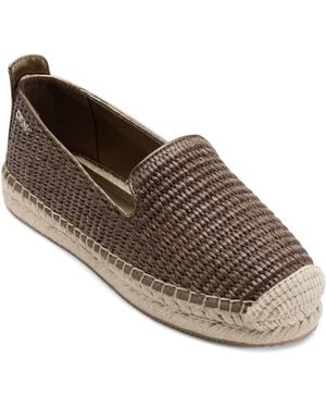 DKNY Mallandra Logo-espadrille Everyday Cushioned Insole Footwear Mule - Brown