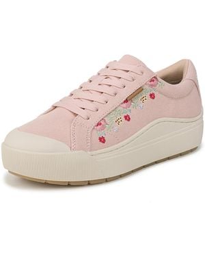 Dr. Scholls Time Off Sneaker Blush Pink Floral 8 M