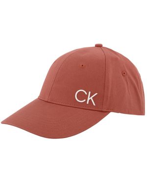 Calvin Klein Side Ck Baseball Cap - Red