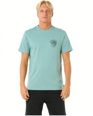 Rip Curl Graphic Short Sleeve Crew Neck T-shirt - Green