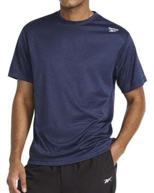 Reebok 's Compass Short Sleeve Crewneck T-shirt - Blue