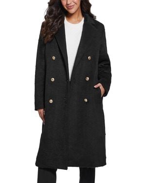 Guess Ginny Double Breast Coat - Zwart