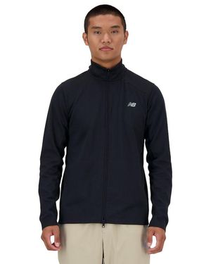 New Balance Tech Knit Full Zip Jacke - Blau