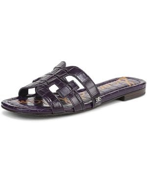 Sam Edelman Bay Flat Sandal Winter Violet - Blue