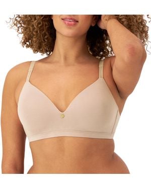 Maidenform Everyday Luxe T-Shirt Wireless Convertible Bra - Braun