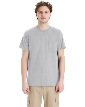 Hanes Workwear Pocket T-shirt Pack - Gray