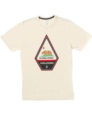 Volcom Californeye-eh Short Sleeve California Tee - Natural