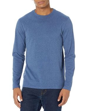 Amazon Essentials Regular-Fit Long-Sleeve novelty-t-shirts - Blau
