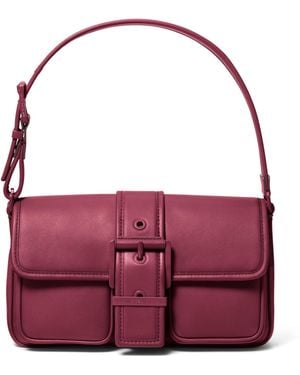 Michael Kors Md Shldr Mulberry - Purple