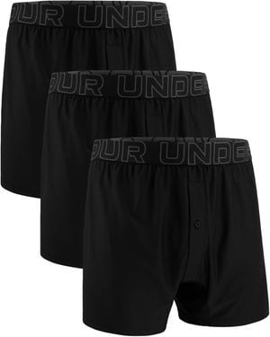 Under Armour UA Lounge Tech Mesh Boxershorts - Schwarz