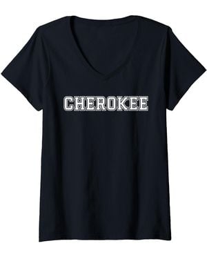 CHEROKEE V-neck T-shirt - Black