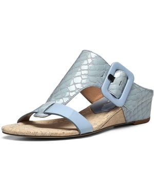 Donald J Pliner Donald Pliner Cork Wedge Heel Heeled - Blue